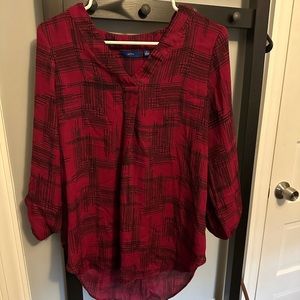 Apt 9 burgundy tunic